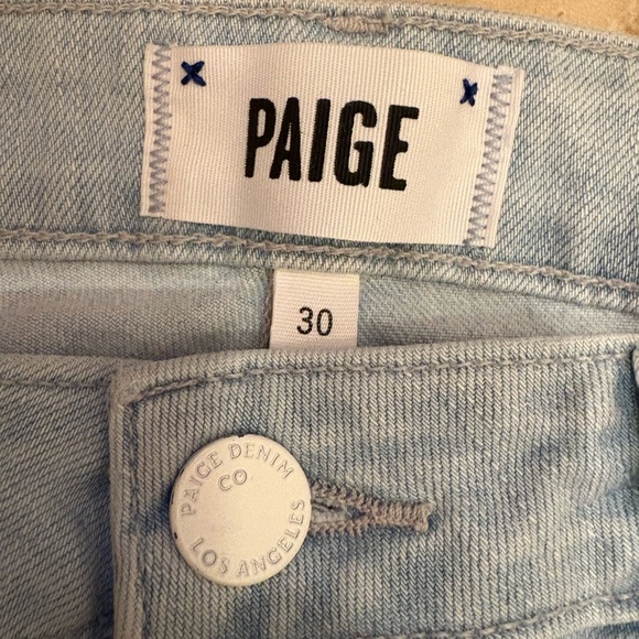 NWOT PAIGE High Rise Bell Canyon Flare Jeans In Powell Wash Women’s 30 - Picture 3 of 10